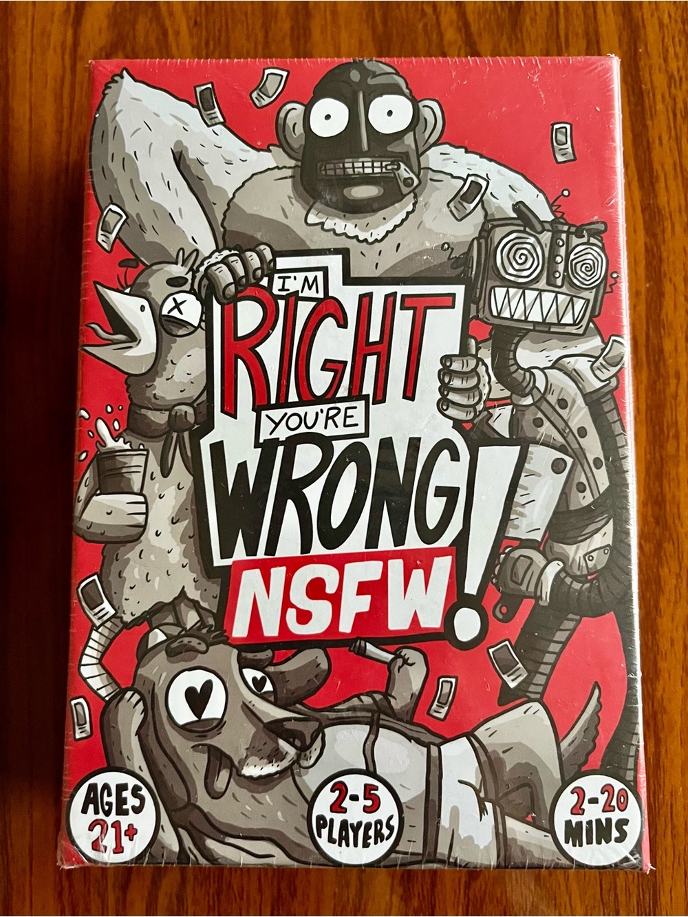 I'm Right You're Wrong NSFW (Not Safe For Work) Adult Card Game Ages 21+